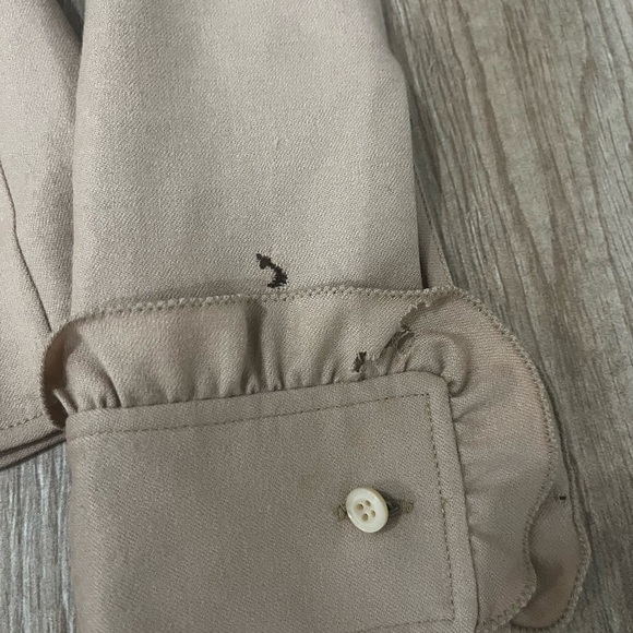 Miu Miu Button Down Ruffle Cuff Sleeve Blouse - Picture 4 of 8